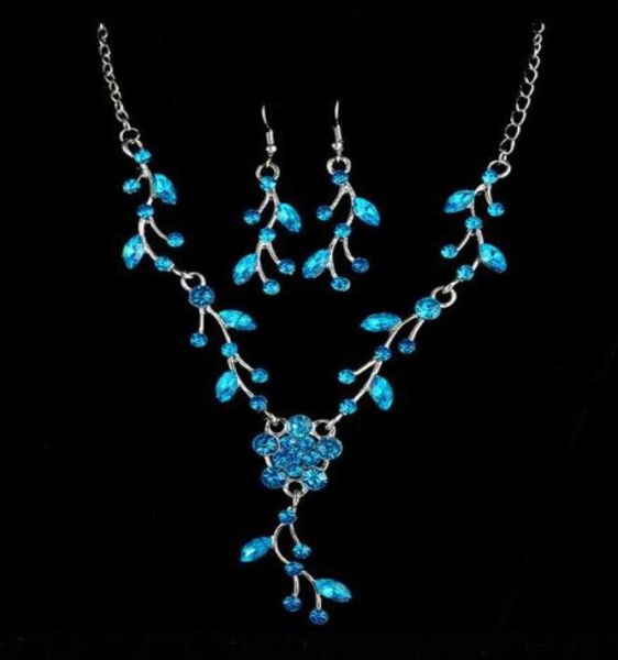 european and american simple branch bride water drill drop earrings necklace set 2piece wedding jewelry fashion classic exquisi5896978367, Silver
european and american simple branch bride water drill drop earrings necklace set 2piece wedding jewelry fashion classic exquisi5896978367, Silver