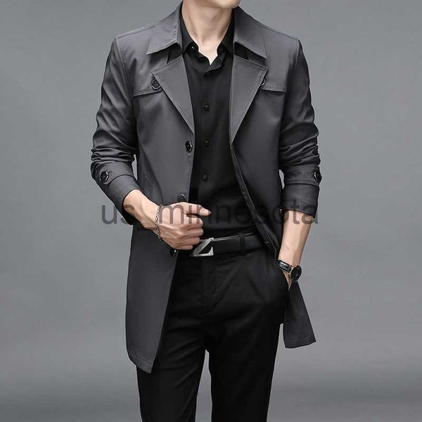 men's jackets spring autumn long trench men fashion business casual windbreaker coat mens solid single breasted trench outerwear plus s, Black;brown
men's jackets spring autumn long trench men fashion business casual windbreaker coat mens solid single breasted trench outerwear plus s, Black;brown
