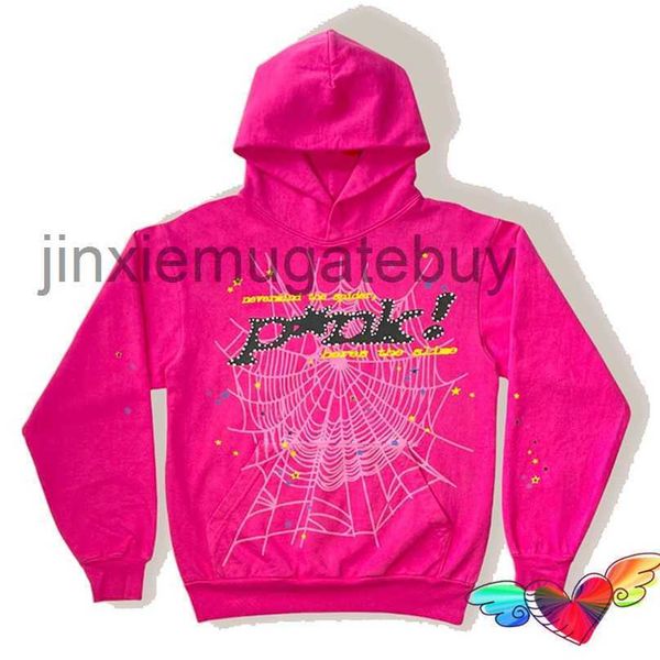 men's hoodies fashion sp5der 555555 sweatshirts designer young bandit pink hoodie men women 1 foam printing spider web graphic sweaters, Black
men's hoodies fashion sp5der 555555 sweatshirts designer young bandit pink hoodie men women 1 foam printing spider web graphic sweaters, Black