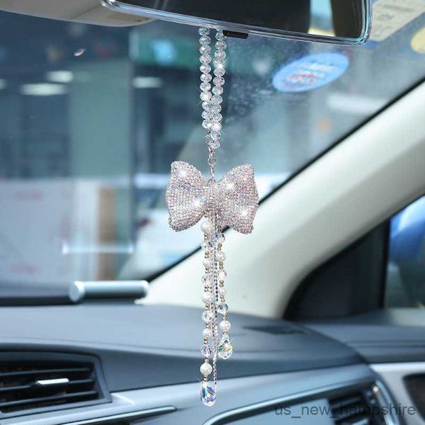 decorations diamond pendant crystal bow tie mirror hanging chain ornaments for lady female lanyard car interior decoration r230811
decorations diamond pendant crystal bow tie mirror hanging chain ornaments for lady female lanyard car interior decoration r230811