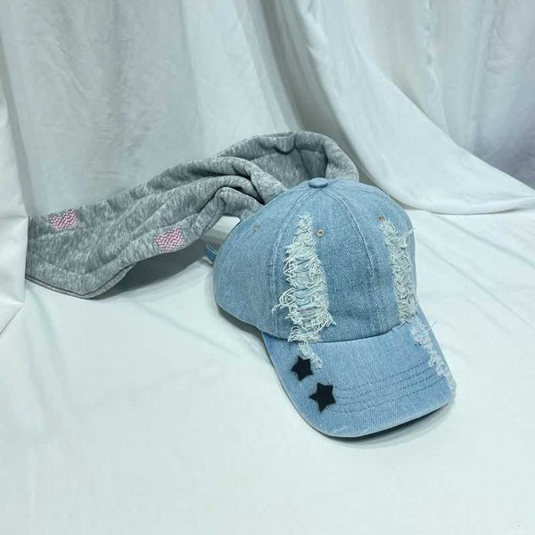newjeans same rabbit ear denim broken baseball hat wash graffiti hip hop duck tongue hat sun hat trend, Blue;gray
newjeans same rabbit ear denim broken baseball hat wash graffiti hip hop duck tongue hat sun hat trend, Blue;gray