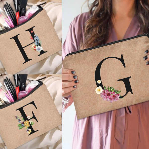 cosmetic bags cases floral letter print women linen zipper pouch travel organizer case mujer bolsas bag makeup bridesmaid 230810
cosmetic bags cases floral letter print women linen zipper pouch travel organizer case mujer bolsas bag makeup bridesmaid 230810