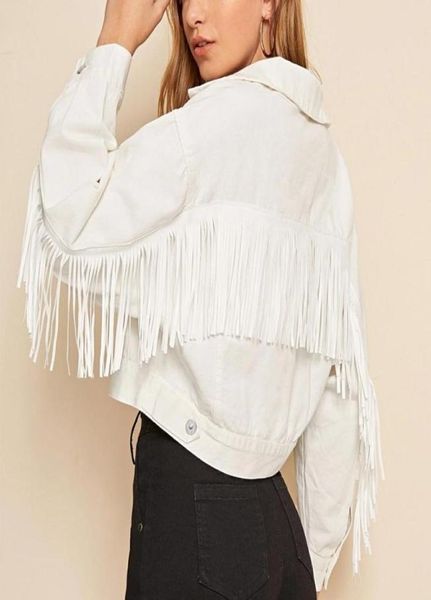 women039s jackets rainbowwaves whole casual fringe white denim jacket women6231126, Black;brown
women039s jackets rainbowwaves whole casual fringe white denim jacket women6231126, Black;brown