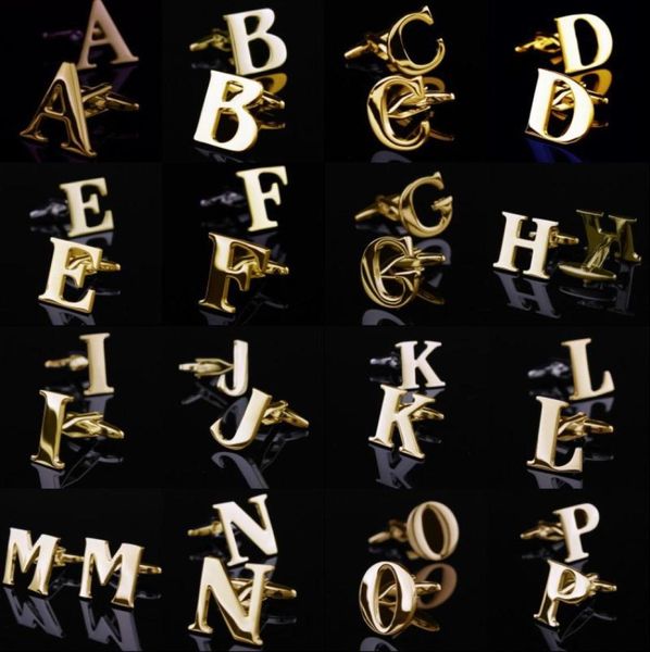 26 english letters az cufflinks mens cuff links gold color french shirt men jewelry cufflinks name initial cuff buttons8418426, Silver
26 english letters az cufflinks mens cuff links gold color french shirt men jewelry cufflinks name initial cuff buttons8418426, Silver