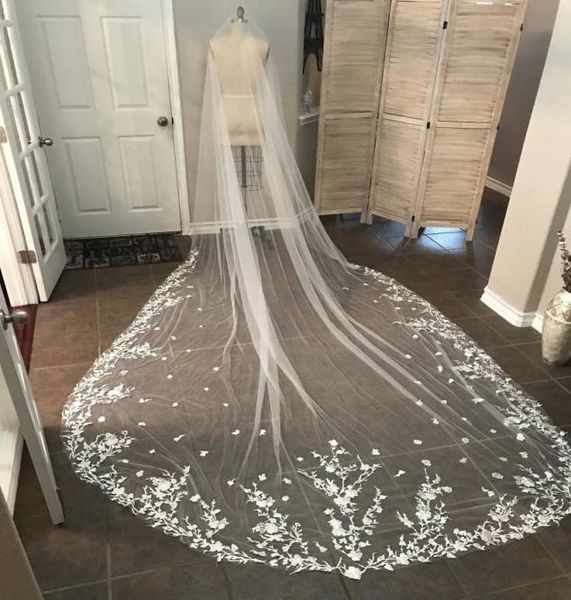 2019 elegant bridal veils lace appliques 3m long one layer cathedral length voiles de mariage customized wedding veil9612031, Black
2019 elegant bridal veils lace appliques 3m long one layer cathedral length voiles de mariage customized wedding veil9612031, Black