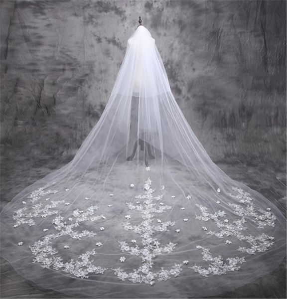 2019 princess ladies long cathedral bridal veil lace appliques 3m 5m long bridal wedding accessories with 3d flowers adorned4066358, Black
2019 princess ladies long cathedral bridal veil lace appliques 3m 5m long bridal wedding accessories with 3d flowers adorned4066358, Black