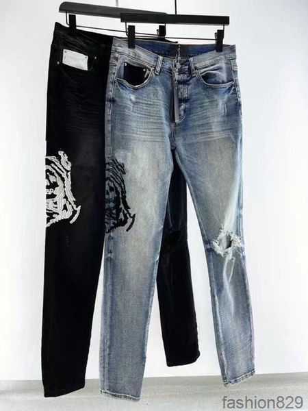 2023 men's jeans designers jean hombre trousers men embroidery patchwork ripped for trend brand motorcycle pant mens skinny, Blue
2023 men's jeans designers jean hombre trousers men embroidery patchwork ripped for trend brand motorcycle pant mens skinny, Blue