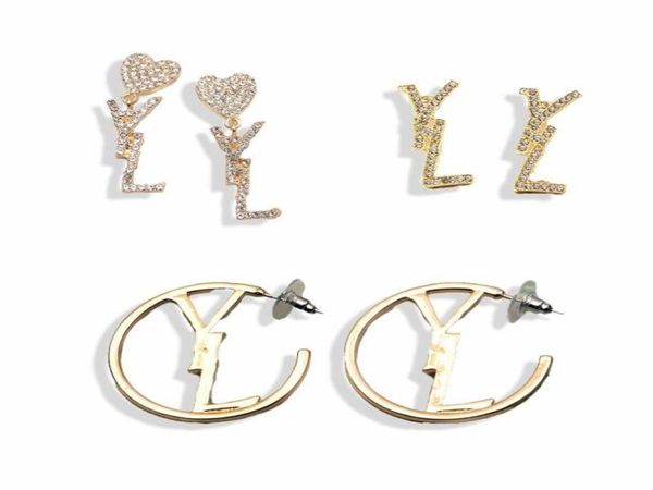fashion womens brand designer letter earrings ear stud women elegance temperament simple ladies wedding party jewelry accessories 4448794, Golden;silver
fashion womens brand designer letter earrings ear stud women elegance temperament simple ladies wedding party jewelry accessories 4448794, Golden;silver