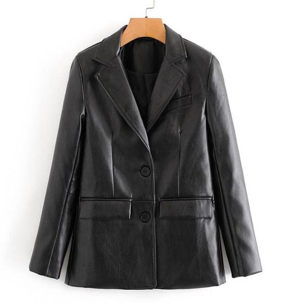 casual solid notched blazers women fashion pu leather black jackets elegant single breasted suits female ladies fx women039s 7581745, White;black
casual solid notched blazers women fashion pu leather black jackets elegant single breasted suits female ladies fx women039s 7581745, White;black