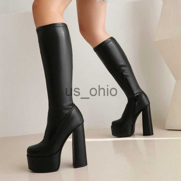 boots black white women knee high boots autumn winter pu leather platform square high heel motorcycle boots zipper ladies boots shoes j23081
boots black white women knee high boots autumn winter pu leather platform square high heel motorcycle boots zipper ladies boots shoes j23081