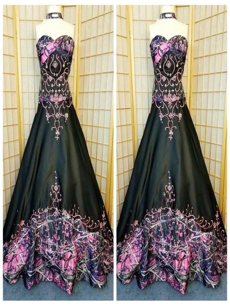 2020 sweetheart camo aline wedding dresses embroidery gothic black camouflage bridal gowns formal long vestidos de marriage count9802887, White
2020 sweetheart camo aline wedding dresses embroidery gothic black camouflage bridal gowns formal long vestidos de marriage count9802887, White