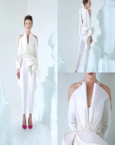 2019 azziosta white prom dresses v neck long sleeve women jumpsuit lace appliques beads custom made evening dress engagement gown9765723, Black;red
2019 azziosta white prom dresses v neck long sleeve women jumpsuit lace appliques beads custom made evening dress engagement gown9765723, Black;red