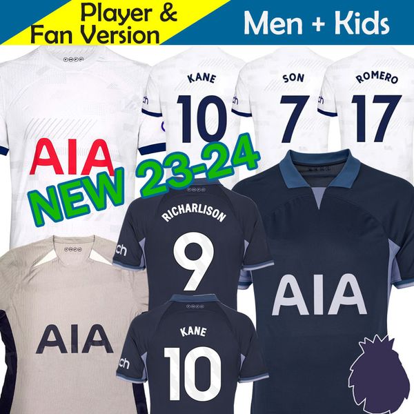 23/24 totten kane soccer jerseys kids kit 2023 2024 football shirt chandal futbol home away player version train son richarlison romero luca, Black;yellow
23/24 totten kane soccer jerseys kids kit 2023 2024 football shirt chandal futbol home away player version train son richarlison romero luca, Black;yellow