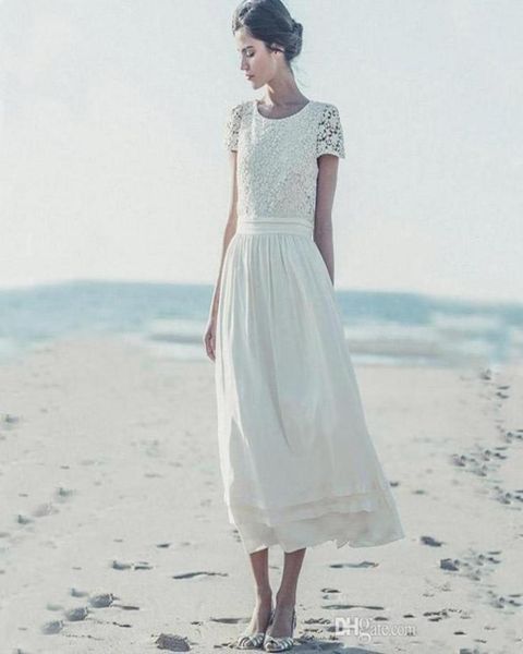 laure de sagazan short beach bohemia 2019 new bride wedding dresses lace chiffon cap sleeves tea length bridal gowns robe de marie5575665, White
laure de sagazan short beach bohemia 2019 new bride wedding dresses lace chiffon cap sleeves tea length bridal gowns robe de marie5575665, White