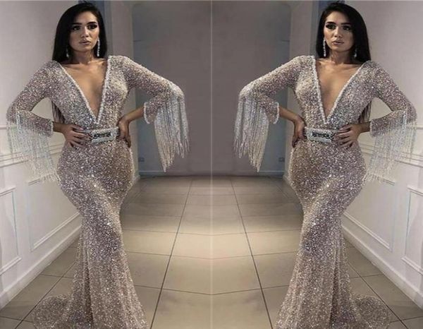 silver sequins prom dress plunging v neck long sleeves pageant holidays graduation wear evening party gown custom made plus 6676662, Black
silver sequins prom dress plunging v neck long sleeves pageant holidays graduation wear evening party gown custom made plus 6676662, Black