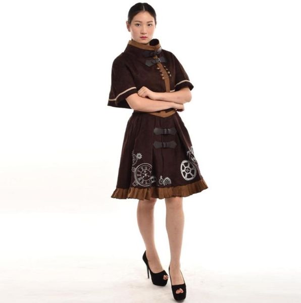 steampunk lolita costume brownblue woman corset dress cape embroidery jsk vintage cosplay set 169893, Black;red
steampunk lolita costume brownblue woman corset dress cape embroidery jsk vintage cosplay set 169893, Black;red