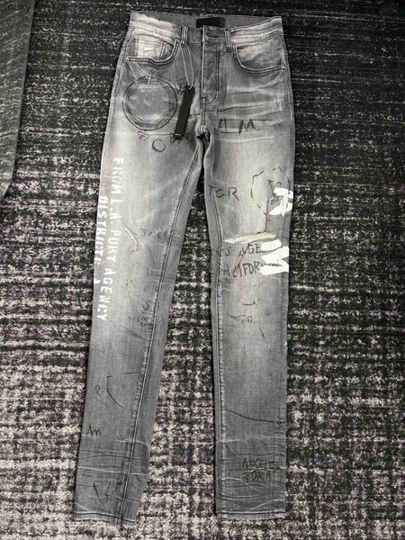 mens jeans fashion casual men stretch pants destroy the quilt ripped straight letter doodle motorcycle hole retro pants hip hop street pant, Blue
mens jeans fashion casual men stretch pants destroy the quilt ripped straight letter doodle motorcycle hole retro pants hip hop street pant, Blue