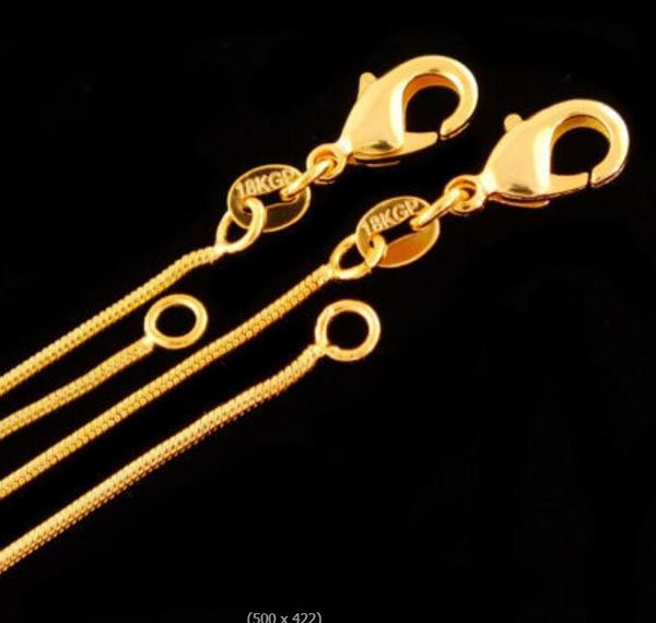 1mm 18k gold plated snake chain necklaces jewelry 16in 18in 20in 22in 24in 26in 28in 30in suitable for pendants 18k mark, Silver
1mm 18k gold plated snake chain necklaces jewelry 16in 18in 20in 22in 24in 26in 28in 30in suitable for pendants 18k mark, Silver