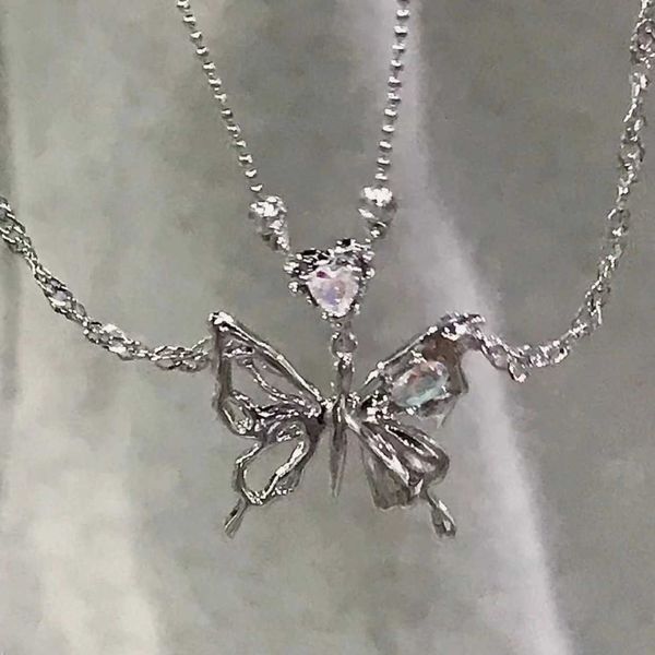 y2k crystal butterfly pendant necklace women light luxury egirl punk heart grunge clavicle chain fashion jewelry party gift 2023, Silver
y2k crystal butterfly pendant necklace women light luxury egirl punk heart grunge clavicle chain fashion jewelry party gift 2023, Silver