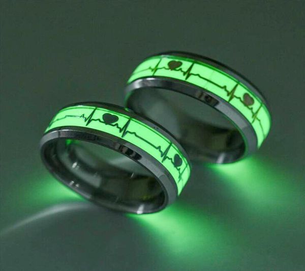 100pcslot stainless steel glowing in dark band rings for women men luminous finger heart couple wedding bands jewelry gift access7848740, Silver
100pcslot stainless steel glowing in dark band rings for women men luminous finger heart couple wedding bands jewelry gift access7848740, Silver