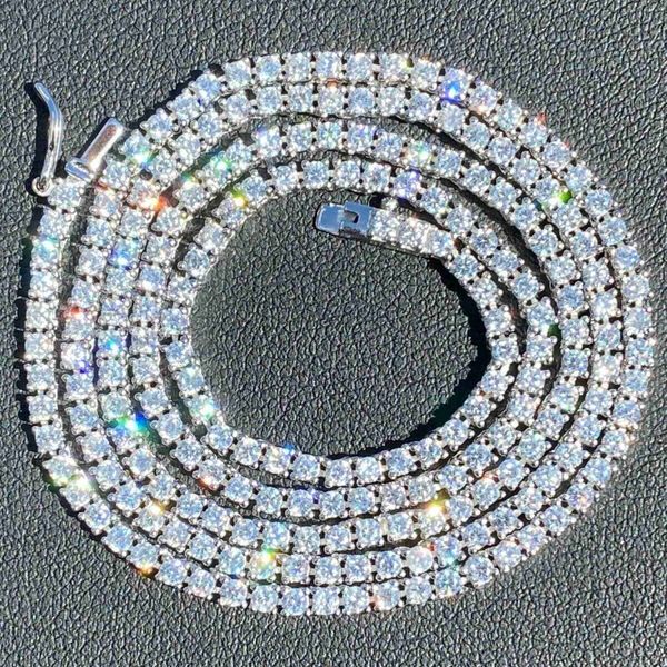 2mm hip hop jewelry s925 sterling silver gorgeous men's or ladies micro tennis chains made with moissanite stones
2mm hip hop jewelry s925 sterling silver gorgeous men's or ladies micro tennis chains made with moissanite stones