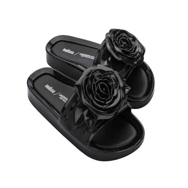 women's flip flops rose thick bottom sandals fashion designer vacation beach slippers 0816, Black
women's flip flops rose thick bottom sandals fashion designer vacation beach slippers 0816, Black