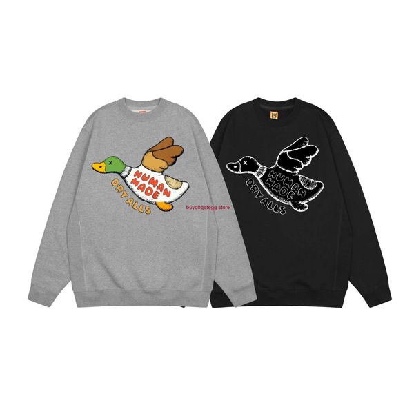 caxw 2023 men and women trend hoodies sweatshirts fashion brand human made autumn/winter kaws co velvet cotton round neck sweater batch, Black
caxw 2023 men and women trend hoodies sweatshirts fashion brand human made autumn/winter kaws co velvet cotton round neck sweater batch, Black