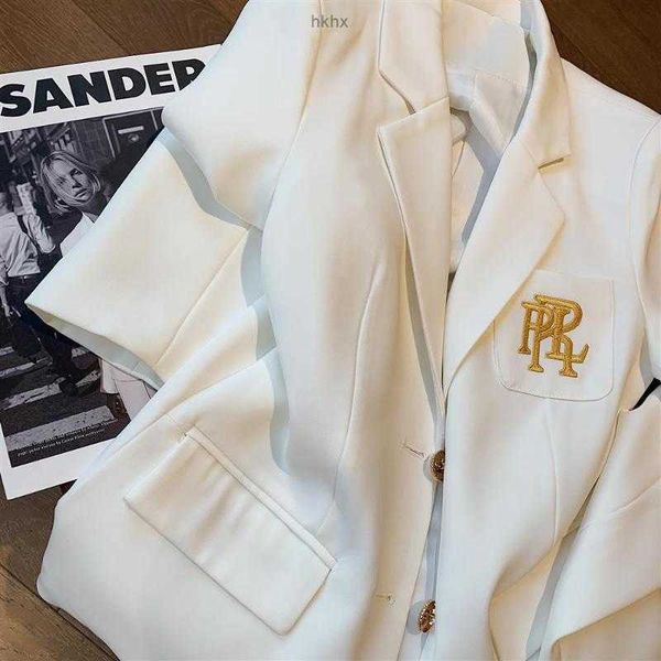 women's suits & blazers letter embroidery suit jacket white for women long sleeve oversized coat loose blazer office ladies black, White;black
women's suits & blazers letter embroidery suit jacket white for women long sleeve oversized coat loose blazer office ladies black, White;black
