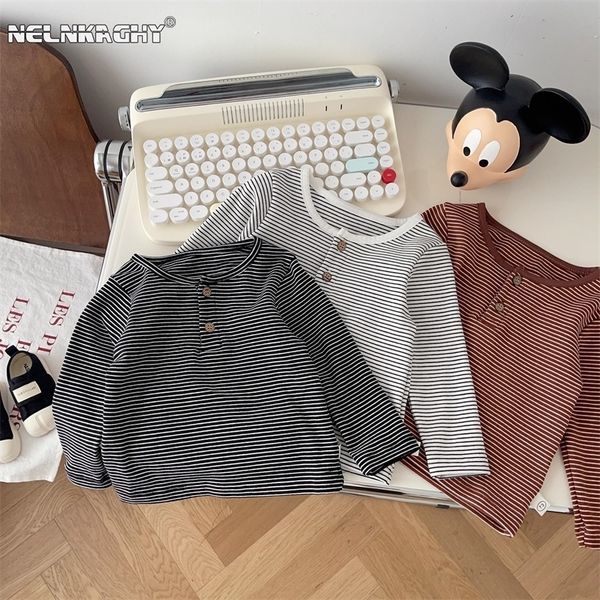 family matching outfits 2023 kids baby boys striped shirt autumn in full sleeve 95 cotton bottoming clothing children fashion 3 m 5y 230810, Blue
family matching outfits 2023 kids baby boys striped shirt autumn in full sleeve 95 cotton bottoming clothing children fashion 3 m 5y 230810, Blue