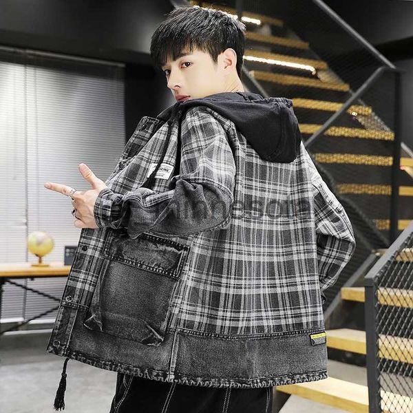 men's jackets new denim jacket men's hip hop streetwear casual hooded plaid jeans spring autumn loose harajuku clothing youth cow, Black;brown
men's jackets new denim jacket men's hip hop streetwear casual hooded plaid jeans spring autumn loose harajuku clothing youth cow, Black;brown