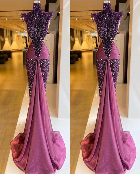 high collar sequin mermaid evening dresses sleeveless pleat prom gowns celebrity second reception dress4682533, Black;red
high collar sequin mermaid evening dresses sleeveless pleat prom gowns celebrity second reception dress4682533, Black;red