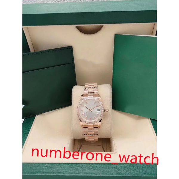 women's watch 31mm automatic movement mechanical rose gold yellowgold watchs stainless steel strap diamond bezel lady ladies waterproof, Slivery;brown
women's watch 31mm automatic movement mechanical rose gold yellowgold watchs stainless steel strap diamond bezel lady ladies waterproof, Slivery;brown