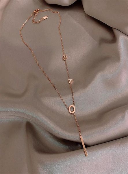 pendant necklaces yun ruo rose gold color love letters necklace titanium steel jewelry woman party christmas gift never fade drop9598590, Silver
pendant necklaces yun ruo rose gold color love letters necklace titanium steel jewelry woman party christmas gift never fade drop9598590, Silver