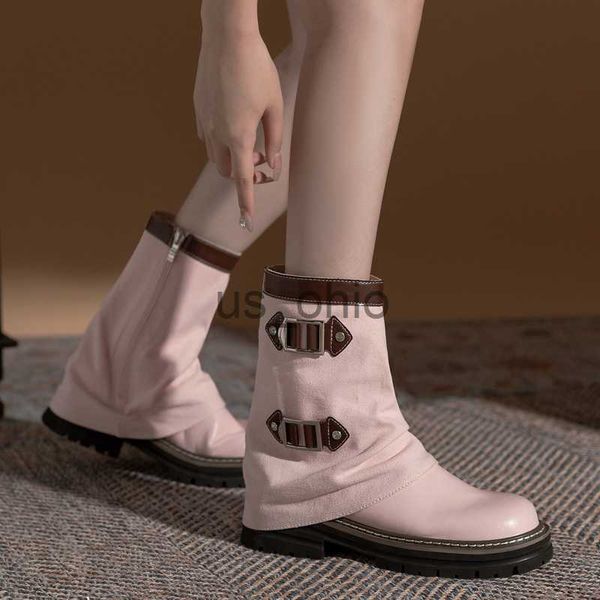 boots fhanchu 2023 women leather denim bootsmid heels short botasside buckles autumn shoesretro street stylepinkpurpledropship j230811, Black
boots fhanchu 2023 women leather denim bootsmid heels short botasside buckles autumn shoesretro street stylepinkpurpledropship j230811, Black