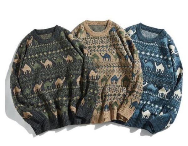 men039s sweaters winter vintage sweater men knitted cute camel pullover harajuku clothing 3614605, White;black
men039s sweaters winter vintage sweater men knitted cute camel pullover harajuku clothing 3614605, White;black