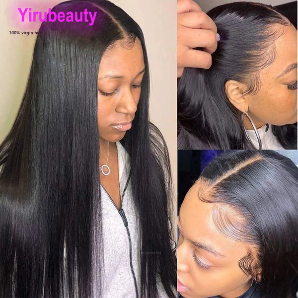 malaysian human hair 5*5 lace front wig silky straight natural color body wave 5x5 wigs wholesale 30inch 32inch yirubeauty, Black;brown
malaysian human hair 5*5 lace front wig silky straight natural color body wave 5x5 wigs wholesale 30inch 32inch yirubeauty, Black;brown
