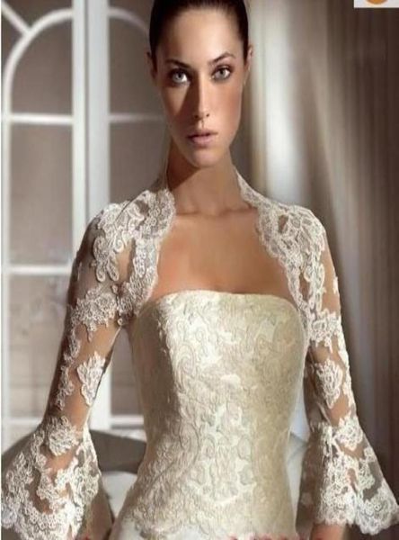 2015 bridal jackets with half sleeves bridal accessories wedding wraps with appliques custom made wedding boleros with flare3713074, White
2015 bridal jackets with half sleeves bridal accessories wedding wraps with appliques custom made wedding boleros with flare3713074, White