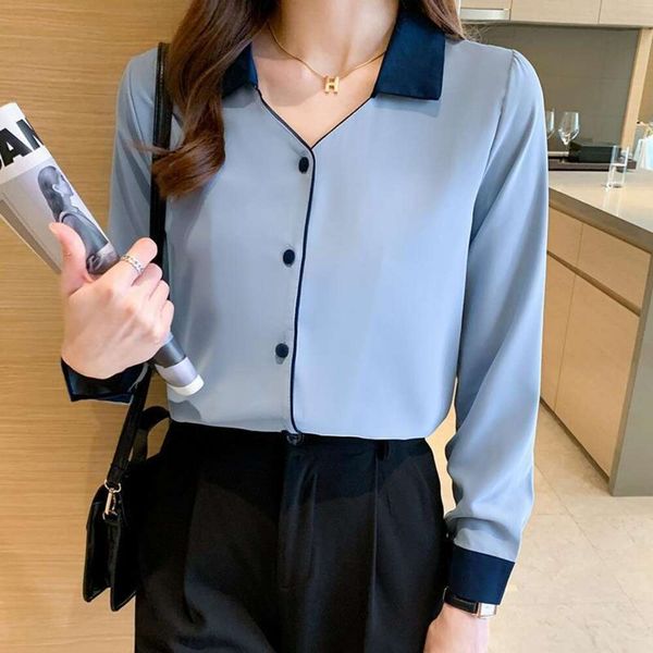 womens shirt retro hong kong style spring and autumn korean loose chiffon design sense niche, White
womens shirt retro hong kong style spring and autumn korean loose chiffon design sense niche, White