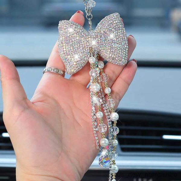 decorations bow pendant crystal bling creative design decoration for car gadget women accessories interior girly auto hanging items r230811
decorations bow pendant crystal bling creative design decoration for car gadget women accessories interior girly auto hanging items r230811