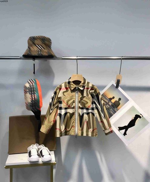 designer kids coats double chest pocket decoration child lapel jacket size 100-150 cm fashion long sleeved baby outwear aug09, Blue;gray
designer kids coats double chest pocket decoration child lapel jacket size 100-150 cm fashion long sleeved baby outwear aug09, Blue;gray