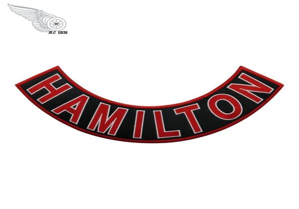 red devils hamilton rocker embroidery patches iron on clothing for rider jacket vest custom design73543782425447, Black
red devils hamilton rocker embroidery patches iron on clothing for rider jacket vest custom design73543782425447, Black