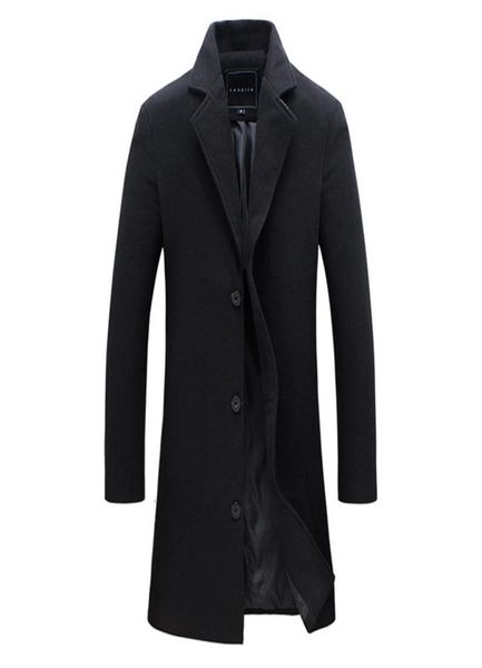 mens trench coat 2018 new fashion lengthened simple wool coat winter single breasted windproof slim trench men 5xl2443264, Tan;black
mens trench coat 2018 new fashion lengthened simple wool coat winter single breasted windproof slim trench men 5xl2443264, Tan;black