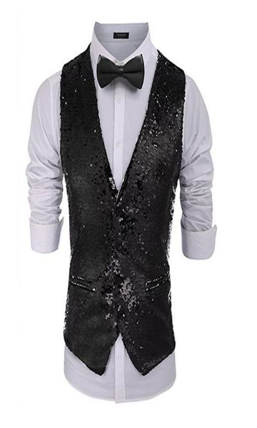 new arrival custom made sequins waistcoat fashion suits vest stage wear slim fit vests for men6902718, Black;gray
new arrival custom made sequins waistcoat fashion suits vest stage wear slim fit vests for men6902718, Black;gray