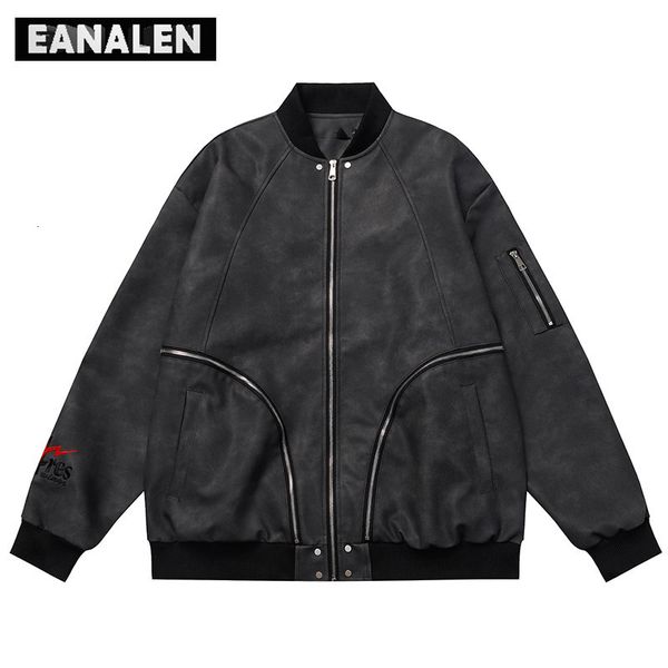 mens jackets harajuku vintage functional zipper leather jacket short winter y2k oversized multipocket motorcycle racing womens 230810, Black;brown
mens jackets harajuku vintage functional zipper leather jacket short winter y2k oversized multipocket motorcycle racing womens 230810, Black;brown