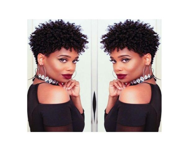 new arrival brazilian hair african ameri short cut kinky curly wig simulation human hair short curly wig for lady1340201, Black
new arrival brazilian hair african ameri short cut kinky curly wig simulation human hair short curly wig for lady1340201, Black