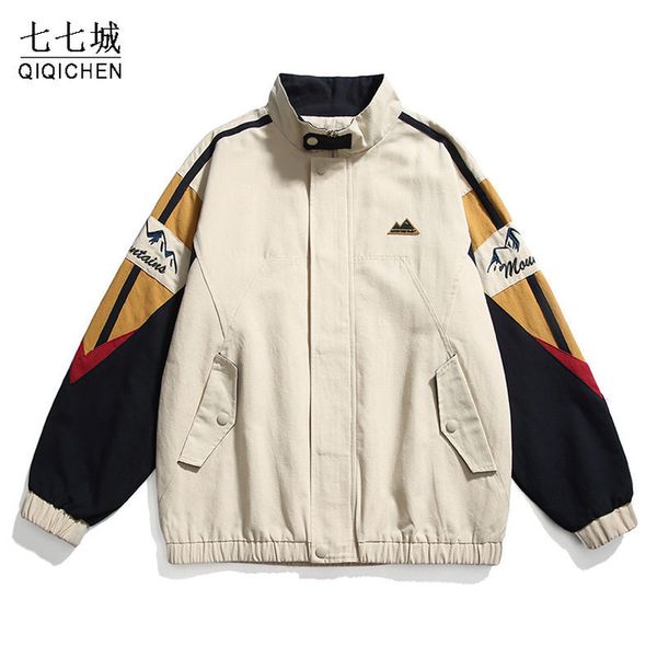 men's jackets baseball jacket men women harajuku stand collar colorful patchwork varsity casual oversize coat fall 230810, Black;brown
men's jackets baseball jacket men women harajuku stand collar colorful patchwork varsity casual oversize coat fall 230810, Black;brown