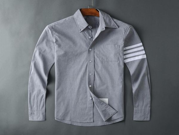 2021 new tb shirt tide brand new thin section single sleeve classic tb four bar webbing poplin cardigan long sleeve casual summer 5808567, White;black
2021 new tb shirt tide brand new thin section single sleeve classic tb four bar webbing poplin cardigan long sleeve casual summer 5808567, White;black