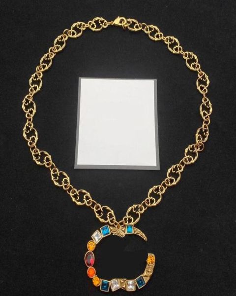 classic designer double letter pendant necklaces have stamp luxury brand colorful diamond letters necklace for women wedding party4300652, Silver
classic designer double letter pendant necklaces have stamp luxury brand colorful diamond letters necklace for women wedding party4300652, Silver