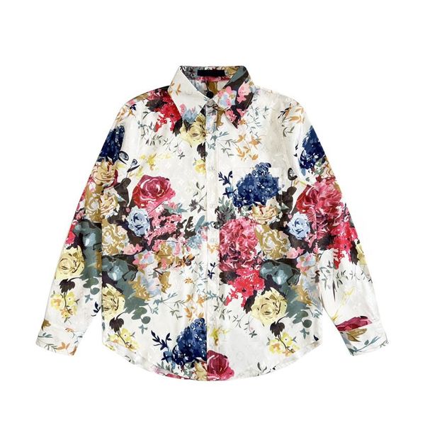 2023 men and women long shirt brand fashion luxury blouse the new floral shirts silk blend long sleeves materia3067, White;black
2023 men and women long shirt brand fashion luxury blouse the new floral shirts silk blend long sleeves materia3067, White;black