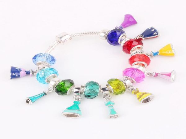 aifeili new original fashion trend charm glass beads princess dress pendant diy for women jewelry bracelet accessories7074534, Golden;silver
aifeili new original fashion trend charm glass beads princess dress pendant diy for women jewelry bracelet accessories7074534, Golden;silver
